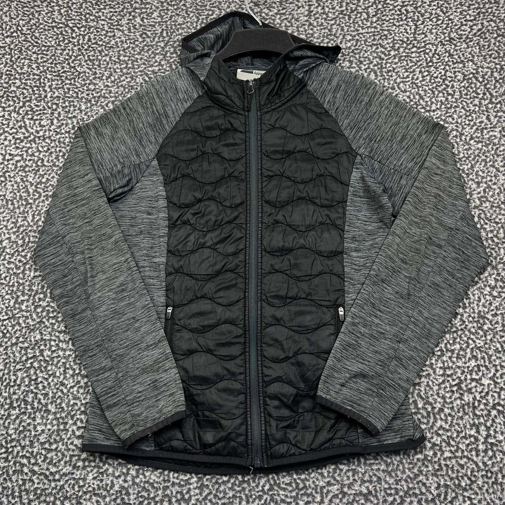 Colorado Outdoor Apparel Hoodie Women Medium Black Gray Full Zip Long Sleeve M